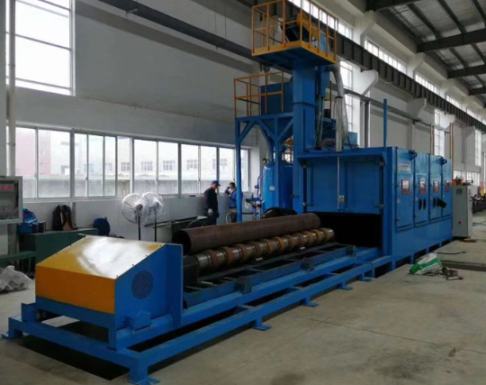 盐城喷砂机在管道除锈中的现场施工应用